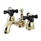 Kingston Brass KS3952PKX Duchess Mini-Widespread Bathroom Faucet, Polished Brass KS3952PKX - alternate 1